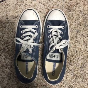 navy converse all stars